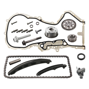 Camshaft Timing Chain Kit Inc Sliding Rails & Chain Tensioner Fits V Febi 107994