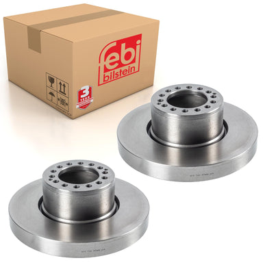 Pair of Brake Disc Fits Volvo Commercial OE 3095672 Febi 108000