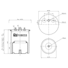 Load image into Gallery viewer, Air Spring Inc Steel Piston Fits DAF OE 2114129 Febi 108033