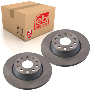 Pair of Rear Brake Disc Fits Audi OE 5Q0 615 601 G Febi 108194