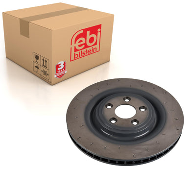 Rear Left Brake Disc Fits Jaguar XK XK8 XKRS C2P10563 Febi 108198