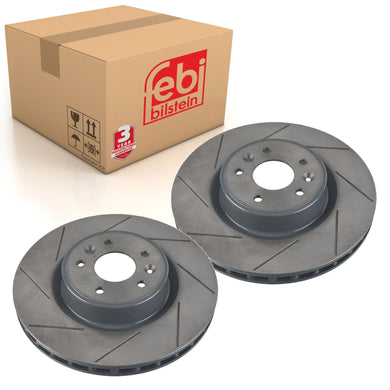 Pair of Brake Disc Fits Renault Megane Coupe OE 402060019RSK1 Febi 108201