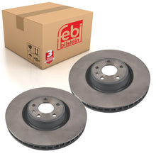 Load image into Gallery viewer, Pair of Front Brake Disc Fits Audi OE 4G0 615 301 AC Febi 108202
