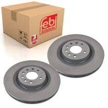 Load image into Gallery viewer, Pair of Brake Disc Fits Vauxhall Corsa OE 95517219 Febi 108205