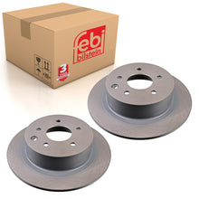 Load image into Gallery viewer, Pair of Rear Brake Disc Fits Nissan OE 43206JD00A Febi 108383