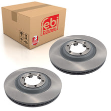 Load image into Gallery viewer, Pair of Brake Disc Fits Chevrolet (GM) OE 98124663 Febi 108386
