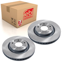 Load image into Gallery viewer, Pair of Brake Disc Fits Nissan Leaf Qashqai 4WD OE 402064EA0A Febi 108392