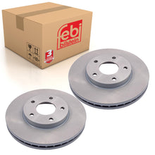 Load image into Gallery viewer, Pair of Front Brake Disc Fits Nissan OE 402064U107 Febi 108402