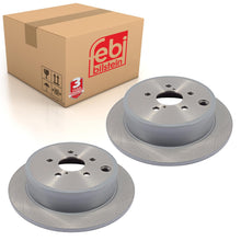 Load image into Gallery viewer, Pair of Rear Brake Disc Fits Subaru OE 26700FG000 Febi 108410