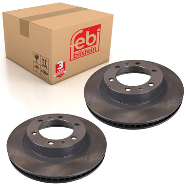 Pair of Brake Disc Fits Toyota 4 Runner FJ Cruiser 4x4 Fortuner 4x4 Febi 108411