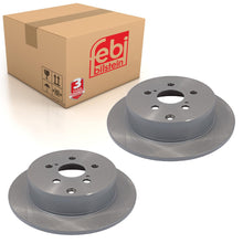 Load image into Gallery viewer, Pair of Rear Brake Disc Fits Toyota OE 4243120420 Febi 108416