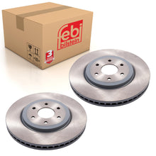 Load image into Gallery viewer, Pair of Front Brake Disc Fits Nissan OE 402065X00A Febi 108419