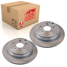 Load image into Gallery viewer, Pair of Rear Brake Disc Fits Honda CR-V IV CR-V III OE 42510SWWG01 Febi 108423