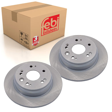 Pair of Brake Disc Fits Honda CR-V 4WD Crossroad 4WD Stream Febi 108427