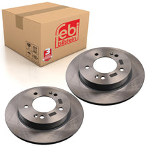 Load image into Gallery viewer, Pair of Rear Brake Disc Fits Kia OE 584111P300 Febi 108432