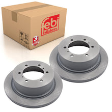 Load image into Gallery viewer, Pair of Rear Brake Disc Fits Mitsubishi OE MB618797 Febi 108435