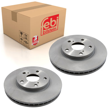 Pair of Brake Disc Fits Toyota Alphard Avensis Verso Camry Wagon Est Febi 108437