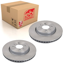 Load image into Gallery viewer, Pair of Brake Disc Fits KIA Rio Stonic OE 517121W050 Febi 108438
