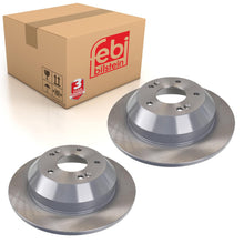 Load image into Gallery viewer, Pair of Rear Brake Disc Fits Kia OE 584112P000 Febi 108441