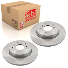 Load image into Gallery viewer, Pair of Rear Brake Disc Fits Nissan OE 432064EA0B Febi 108445