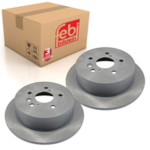 Load image into Gallery viewer, Pair of Rear Brake Disc Fits Toyota OE 4243148040 Febi 108450