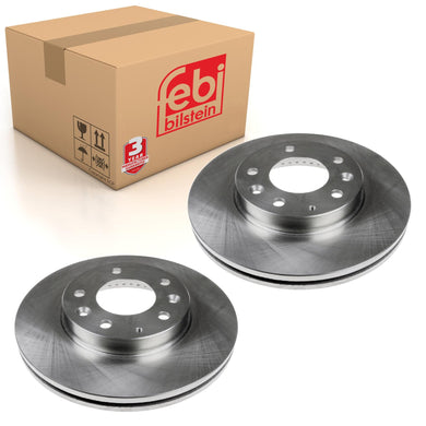 Pair of Brake Disc Fits Mazda 323 F S 626 Wagon Atenza Wagon Mazda6 Febi 108454