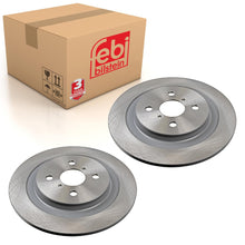 Load image into Gallery viewer, Pair of Rear Brake Disc Fits Toyota OE 424310D060 Febi 108462