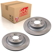 Load image into Gallery viewer, Pair of Rear Brake Disc Fits Mazda OE C26Y26251A Febi 108465