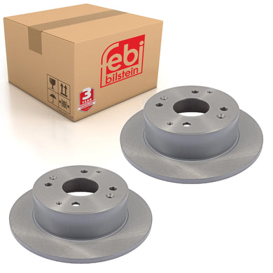 Pair of Brake Disc Fits Honda Accord OE 42510S1AE00 Febi 108473