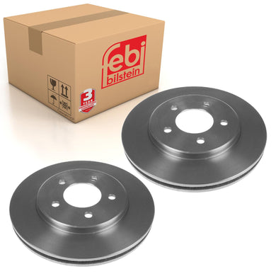 Pair of Brake Disc Fits Chrysler Grand Voyager AWD Voyager AWD Febi 108476