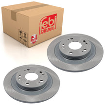 Load image into Gallery viewer, Pair of Brake Disc Fits Honda Civic Tourer OE 42510TV0E01 Febi 108479