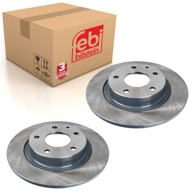 Pair of Brake Disc Fits Mazda Mazda6 AWD Wagon AWD OE GHT226251 Febi 108480