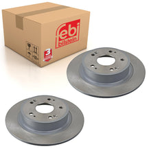 Load image into Gallery viewer, Pair of Rear Brake Disc Fits Honda OE 42510TA0A00 Febi 108486