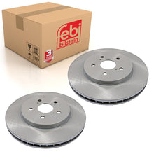 Load image into Gallery viewer, Pair of Front Brake Disc Fits Toyota OE 4351248081 Febi 108487