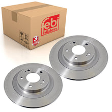 Load image into Gallery viewer, Pair of Rear Brake Disc Fits Mitsubishi OE 4615A125 Febi 108488