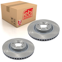 Load image into Gallery viewer, Pair of Front Brake Disc Fits Hyundai OE 517122T100 Febi 108489