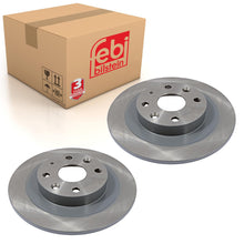 Load image into Gallery viewer, Pair of Rear Brake Disc Fits Mazda OE BB4C26251C Febi 108493