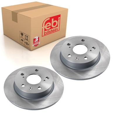 Pair of Rear Brake Disc Fits Suzuki OE 5561170L00 Febi 108494