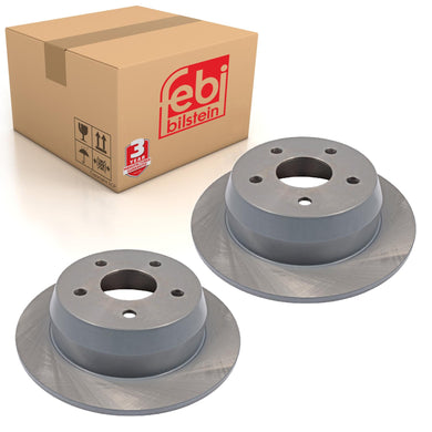 Pair of Brake Disc Fits Chrysler OE 52098666 Febi 108501