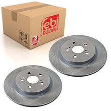 Load image into Gallery viewer, Pair of Rear Brake Disc Fits Toyota OE 4243152160 Febi 108508