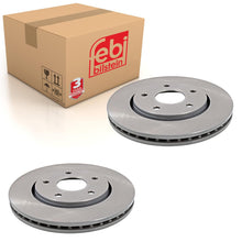Load image into Gallery viewer, Pair of Front Brake Disc Fits Chrysler OE 68032944AB Febi 108509