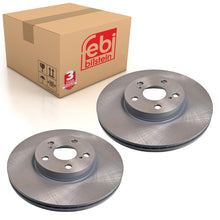 Load image into Gallery viewer, Pair of Front Brake Disc Fits Toyota OE 4351212710 Febi 108515