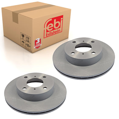 Pair of Front Brake Disc Fits Suzuki OE 5531175F00 Febi 108516