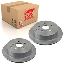 Load image into Gallery viewer, Pair of Rear Brake Disc Fits Toyota OE 4243148070 Febi 108518