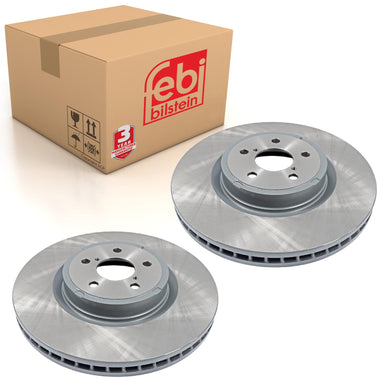 Pair of Front Brake Disc Fits Subaru OE 26300AG001 Febi 108520