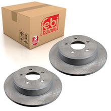 Load image into Gallery viewer, Pair of Rear Brake Disc Fits Chrysler OE 04721023AF Febi 108523