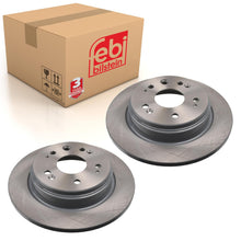 Load image into Gallery viewer, Pair of Rear Brake Disc Fits Honda OE 42510S7A J50 Febi 108524