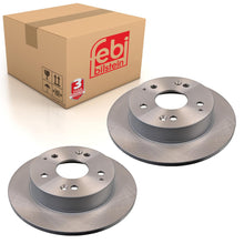 Load image into Gallery viewer, Pair of Rear Brake Disc Fits Honda OE 42510S5T E00 Febi 108525