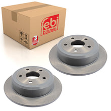 Load image into Gallery viewer, Pair of Rear Brake Disc Fits Chrysler OE 52060147AA Febi 108542