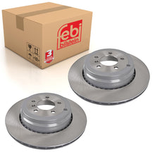 Load image into Gallery viewer, Pair of Rear Brake Disc Fits Land Rover OE LR 031846 Febi 108548